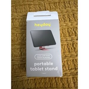 Heyday Portable Tablet Stand Unisex OS Rose Gold Excellent Adjustable Foldable
